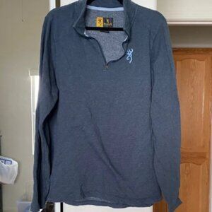 Men’s Browning Pullover Quarter Zip Sweatshirt